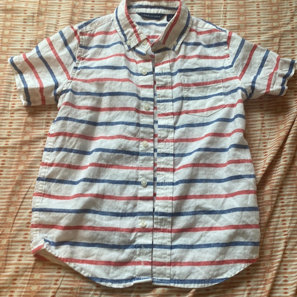 Janie and Jack size 5 collared shirt